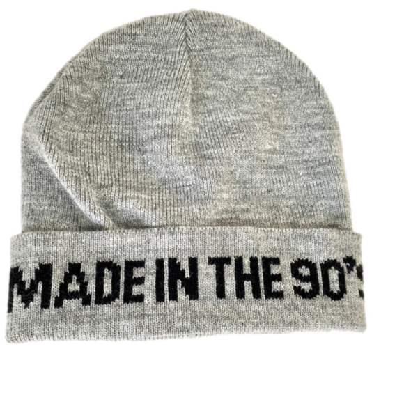 𝅺🔵 Made In The 90s Gray Beanie Cap - Picture 1 of 4